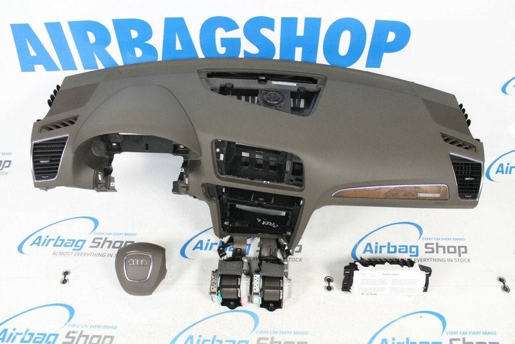 Airbag kit - Tableau de bord brun Audi Q5 - 8R (2008-2016), Enlèvement ou Envoi, Utilisé