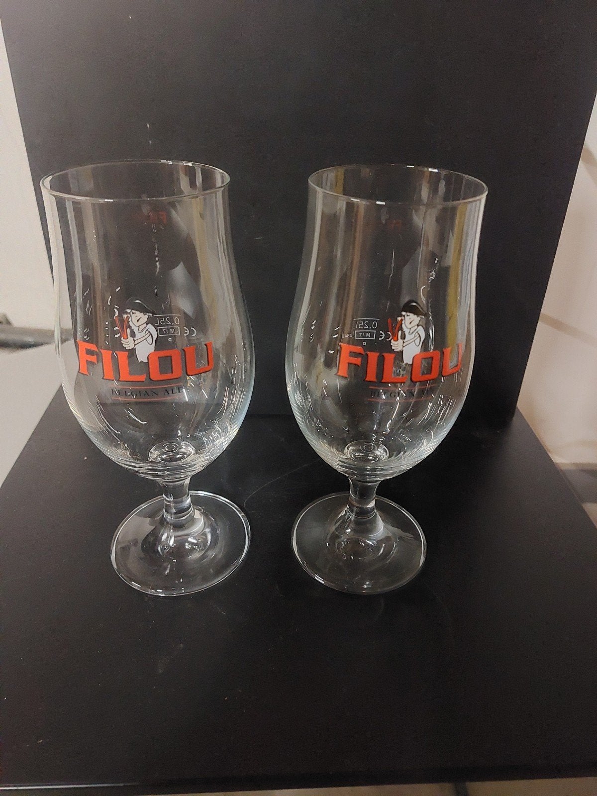 Filou bierglazen, Verzamelen, Ophalen of Verzenden, Nieuw, Bierglas
