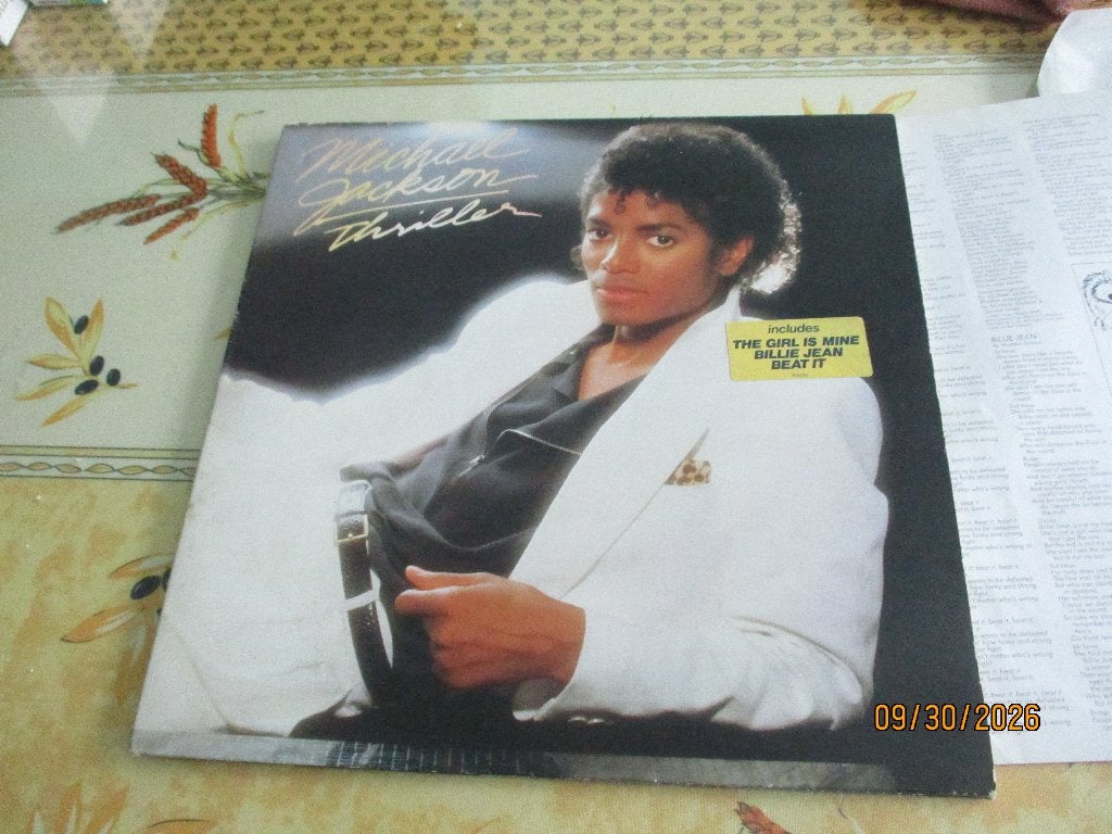 Thriller LP Michael Jackson, CD & DVD, LP, Enlèvement ou Envoi, Pop, Utilisé