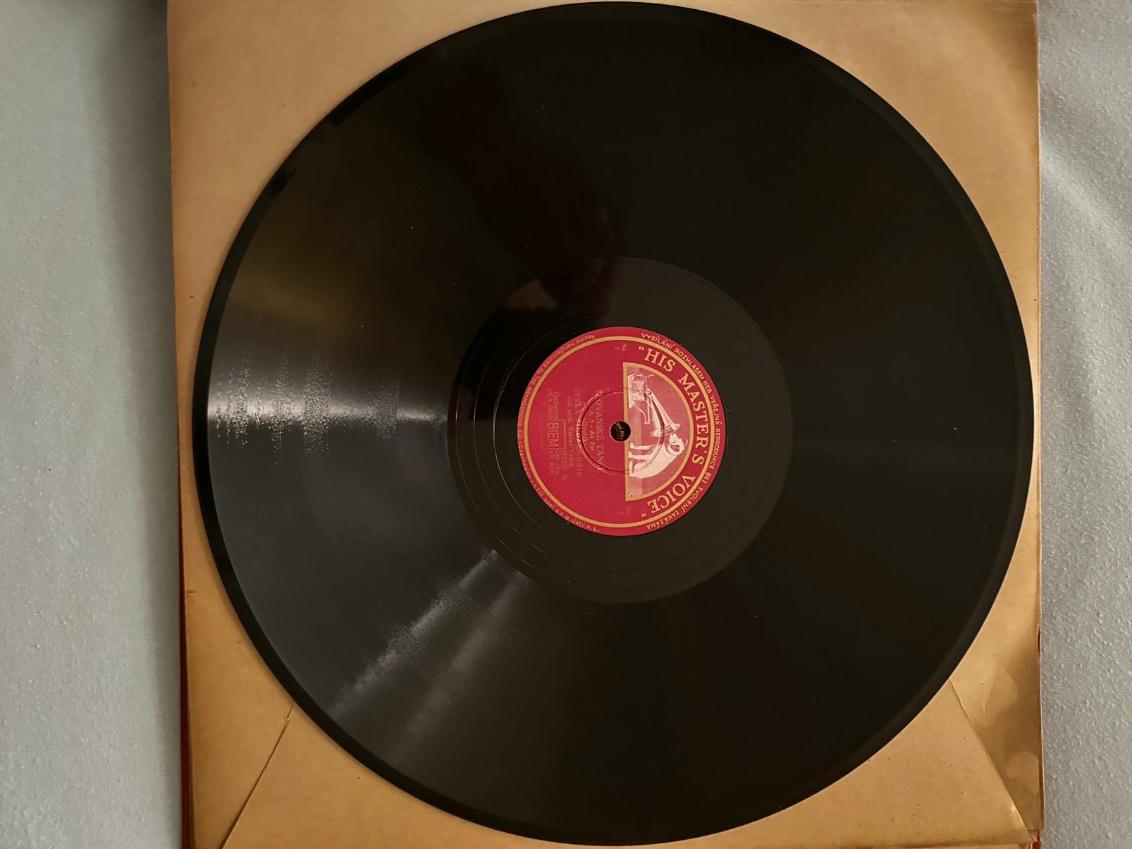 Disques 78 tours adaptés aux vieux gramophones., Enlèvement, Comme neuf