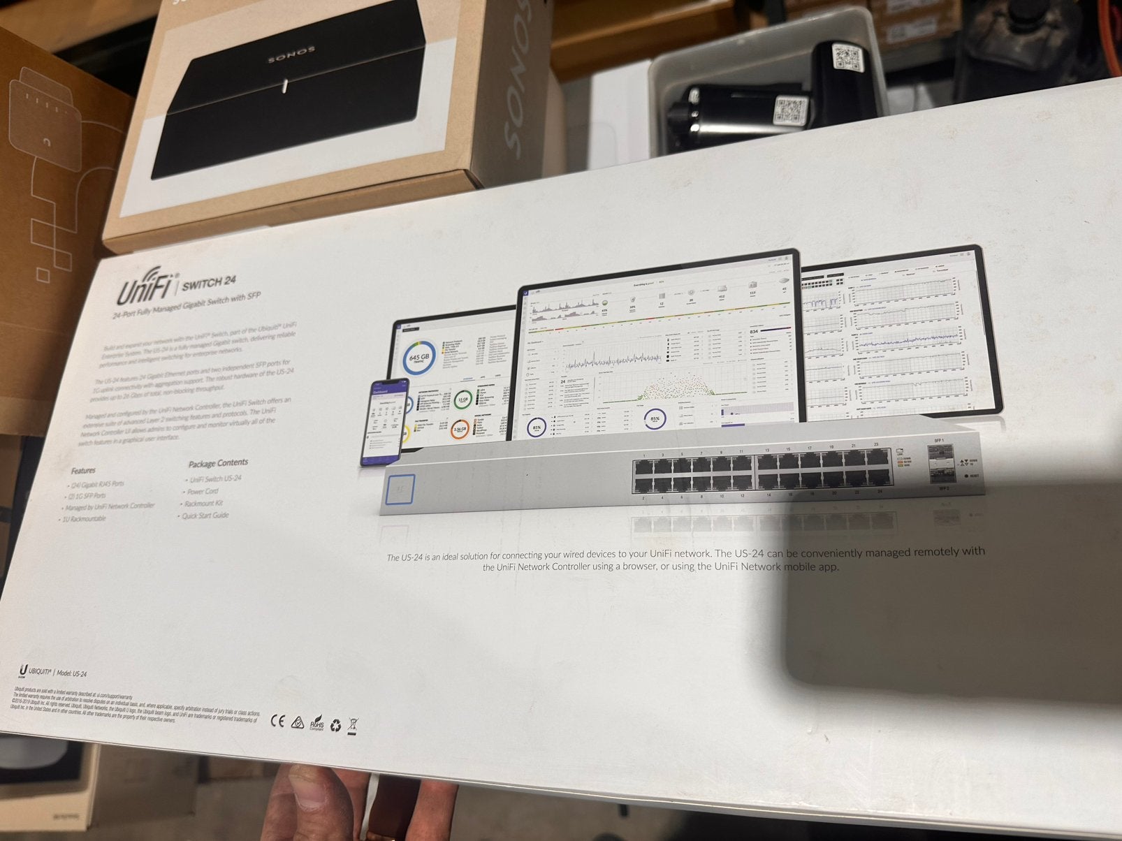 Unify switch 24 nieuwstaat, Computers en Software, Ophalen, Zo goed als nieuw