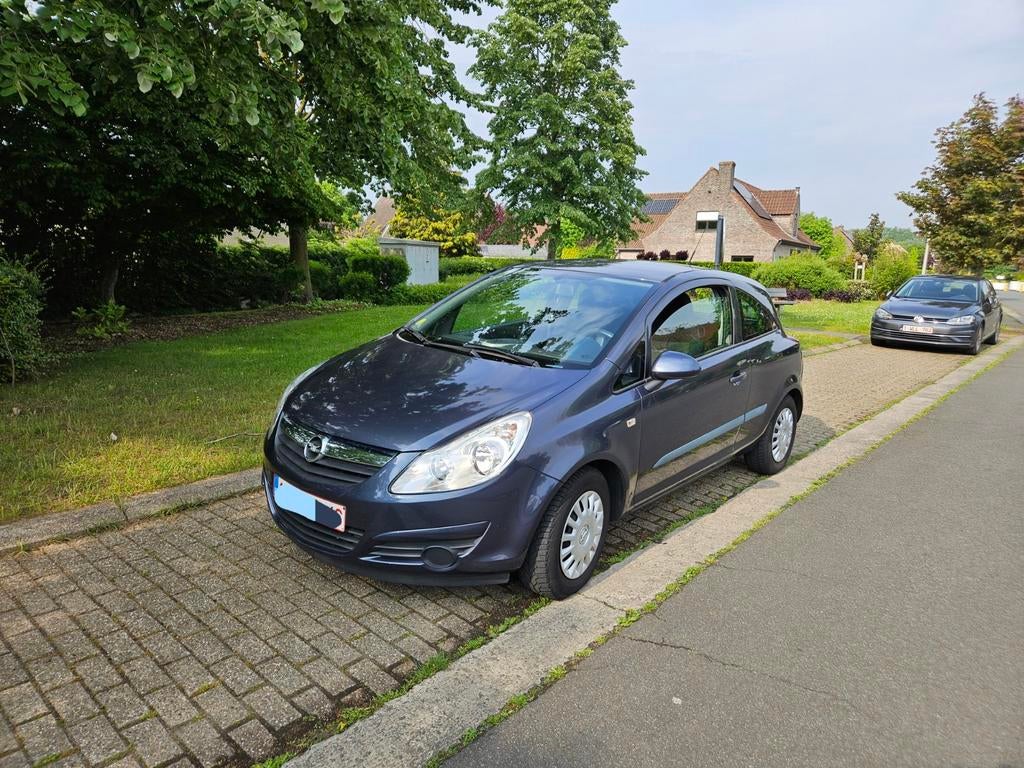 Opel corsa, Auto's, Voorwielaandrijving, Stof, Zwart, Blauw
