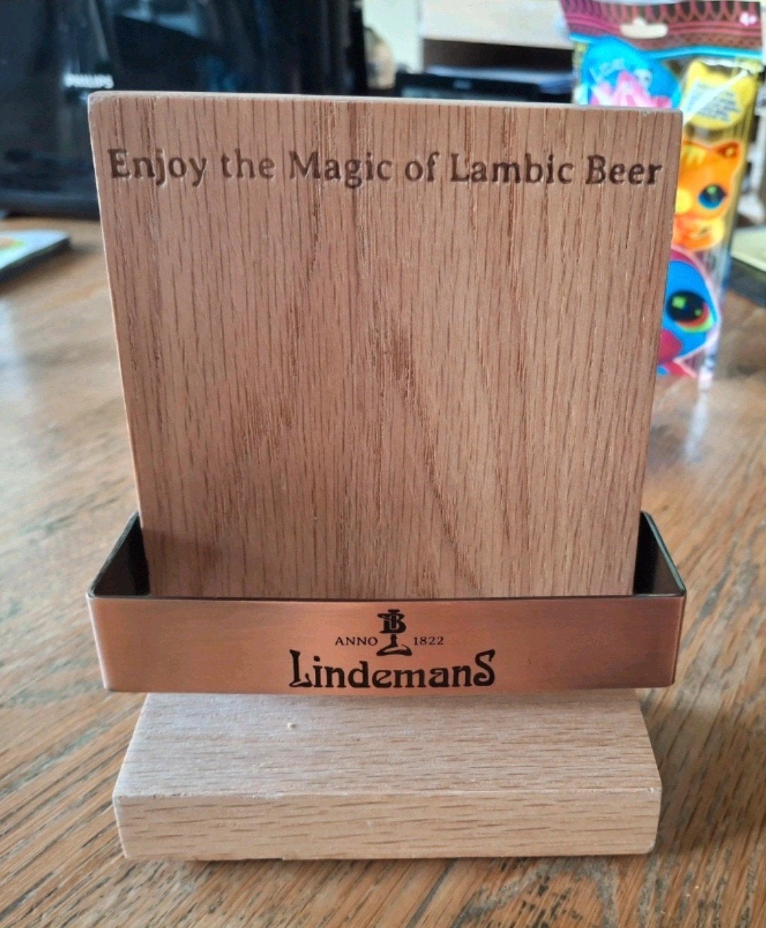 Houder / tafelstaander Lindemans, Enlèvement ou Envoi, Comme neuf, Autres types, Autres marques
