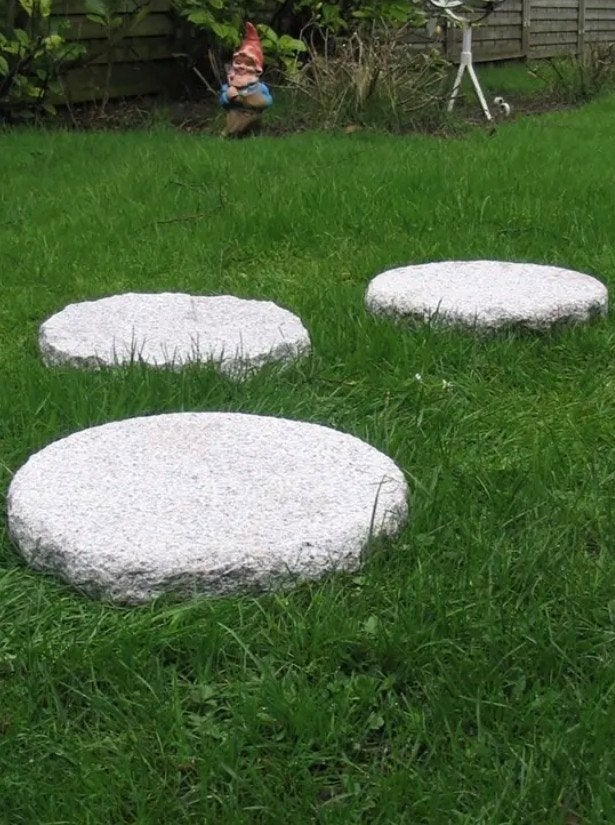 graniet stapstenen (wit), Ophalen, Natuursteen