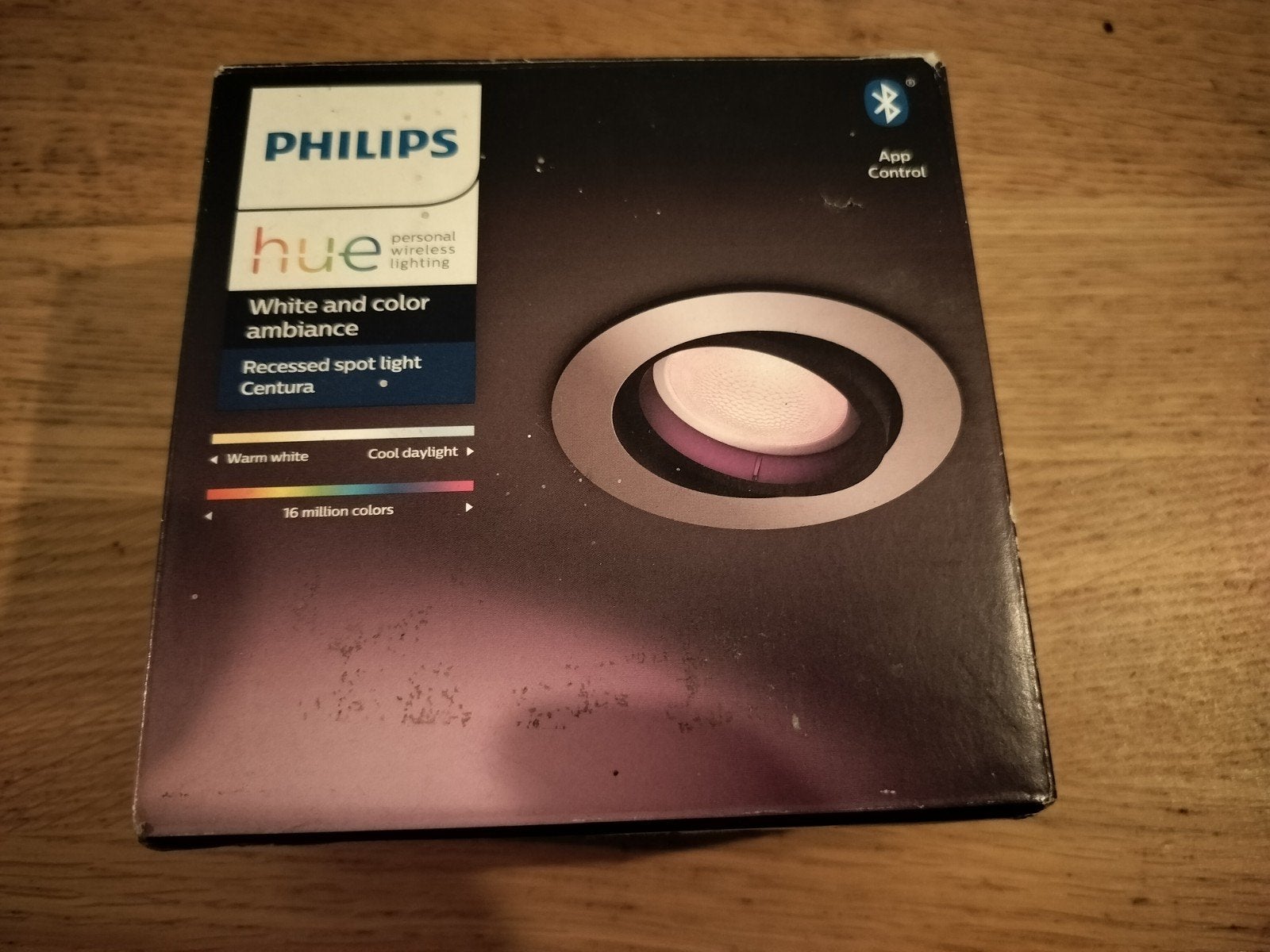 Spot d'ambiance blanc et couleur Philips Hue Centura, Maison & Meubles, Lampes | Spots, Neuf, Dimmable, Enlèvement ou Envoi, Spot encastrable
