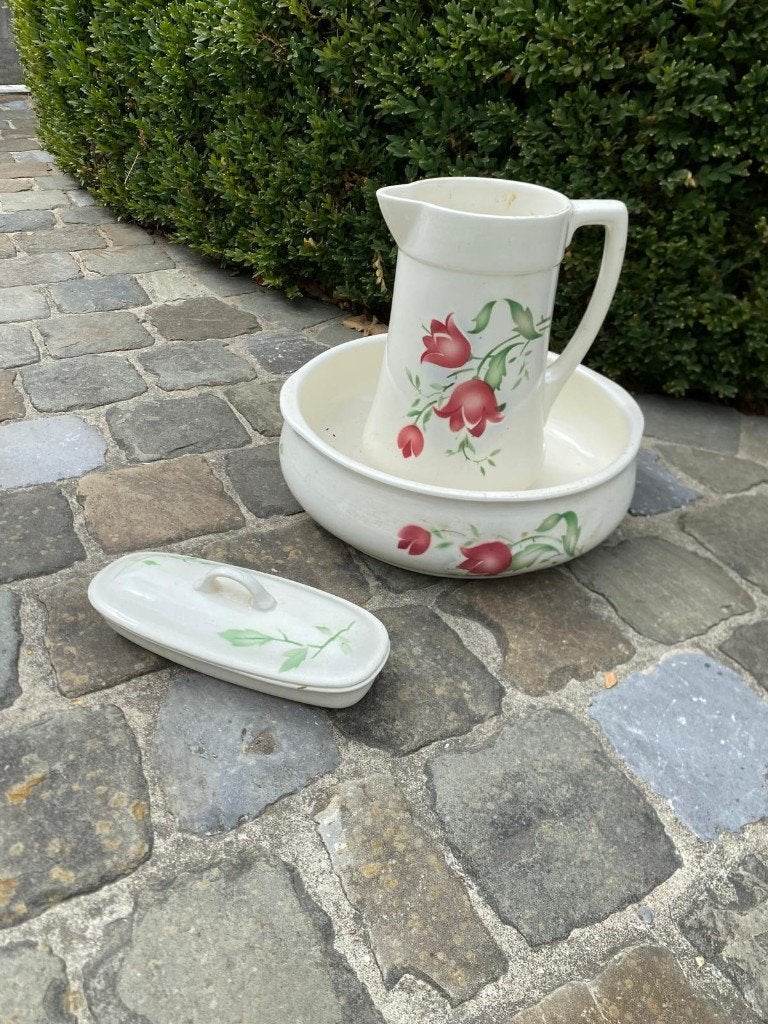 Antieke waskom, Ophalen