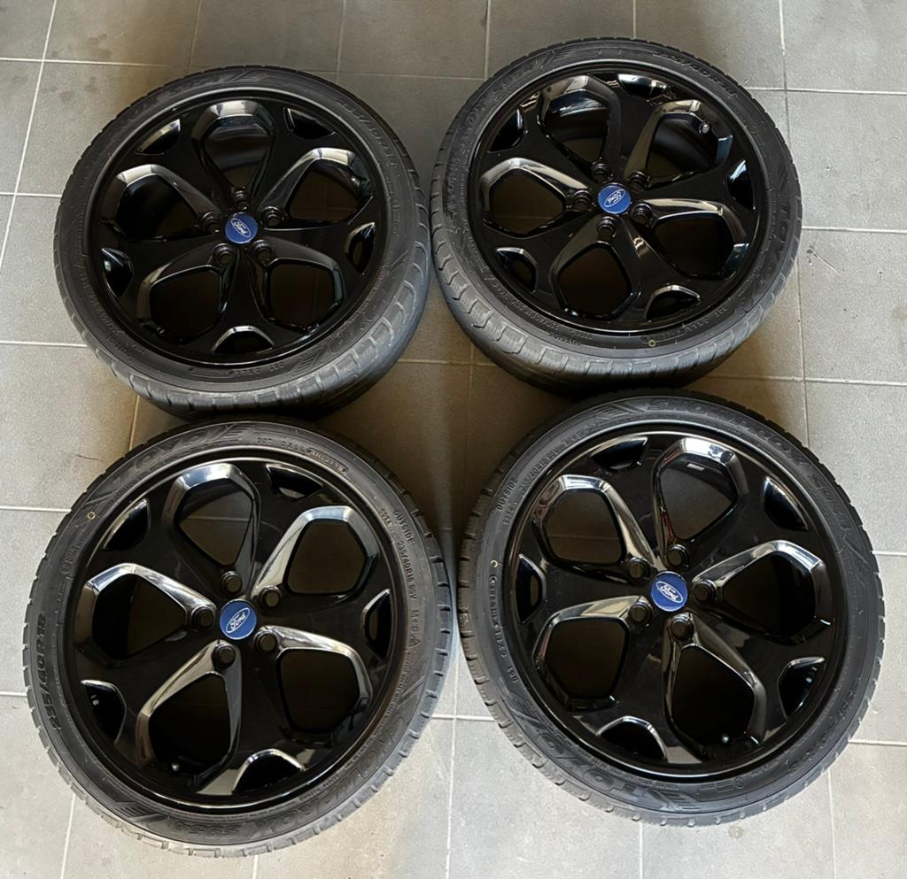 Jantes 18’ ford noir brillante, Auto-onderdelen, Banden en Velgen, 18 inch, Velg(en), Nieuw, Winterbanden