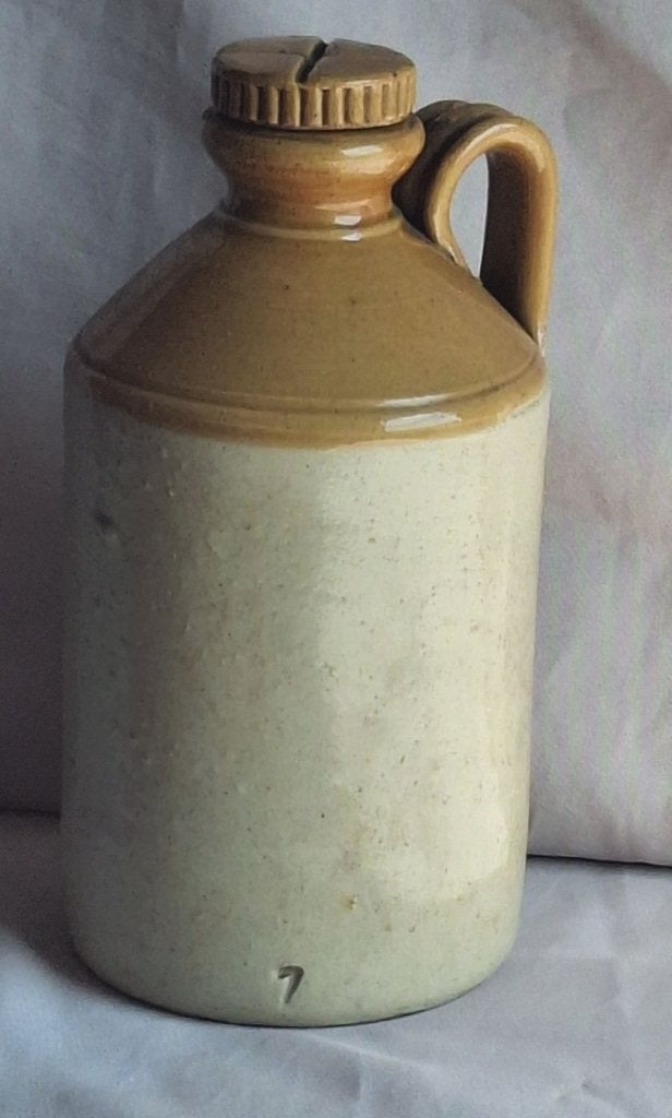 Ancienne cruche anglaise ww2 Pearson Chesterfield en grès, Enlèvement ou Envoi, Armée de terre, Autres types