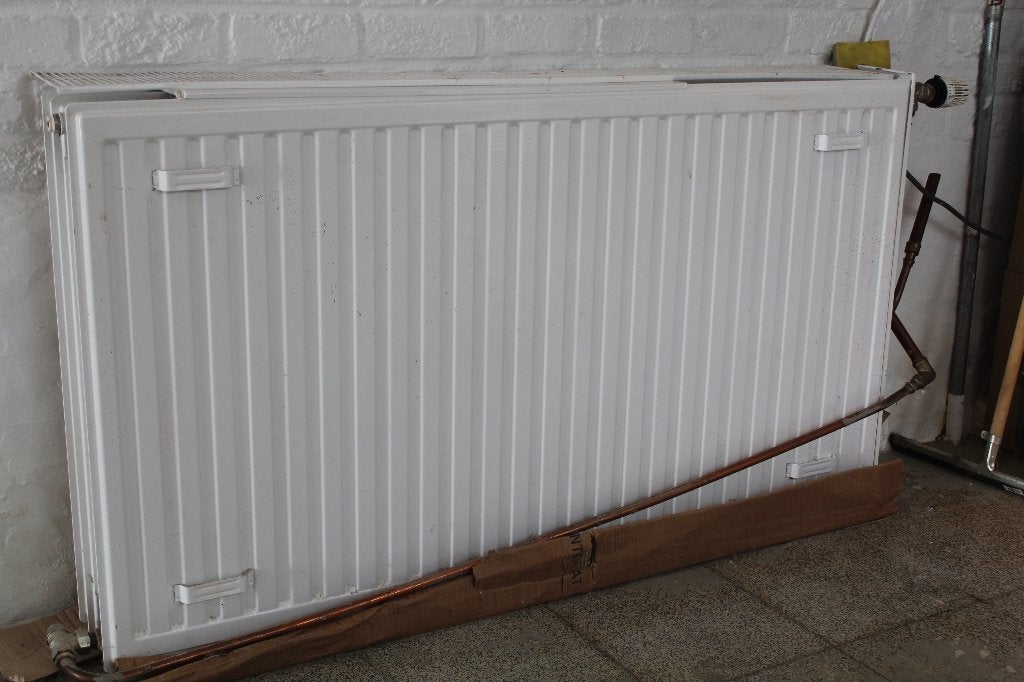 radiator + thermostatische kraan, Bricolage & Construction, Enlèvement, Utilisé, Radiateur
