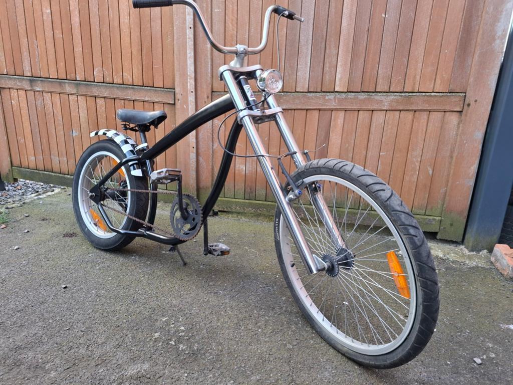 Nirve chopperfiets, Ophalen