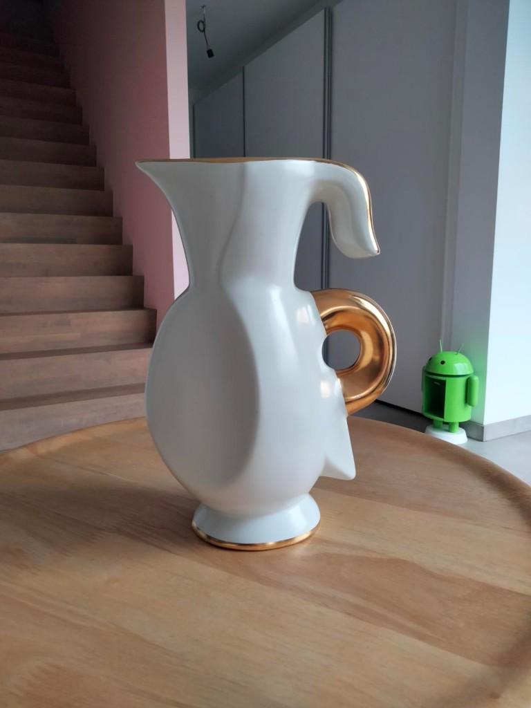 1950s vintage studio keramiek vaas zoomorphe, Enlèvement ou Envoi