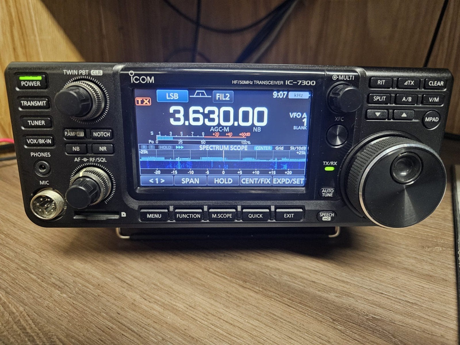 Icône ic 7300, Télécoms, Émetteurs & Récepteurs, Enlèvement ou Envoi, Utilisé, Émetteur et Récepteur