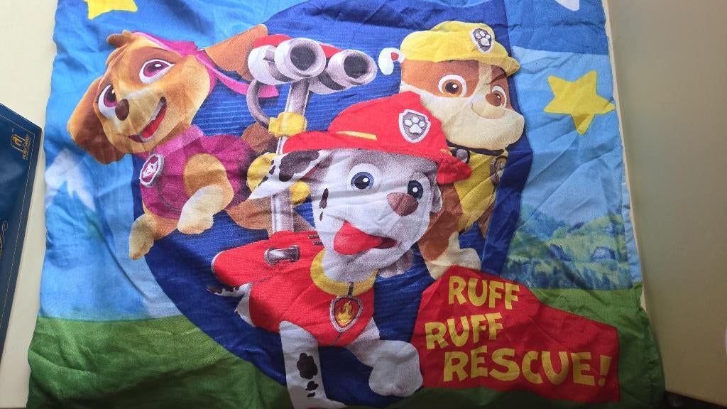 Dekbedovertrek Paw Patrol 1 pers, Kinderen en Baby's, Ophalen, Gebruikt, Dekbedovertrek, Jongetje of Meisje