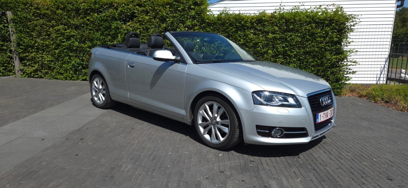 Audi A3 Cabrio 2.0 tdi Ambition S-line, Autos, Achat, Cabriolet, Carnet d'entretien, Noir