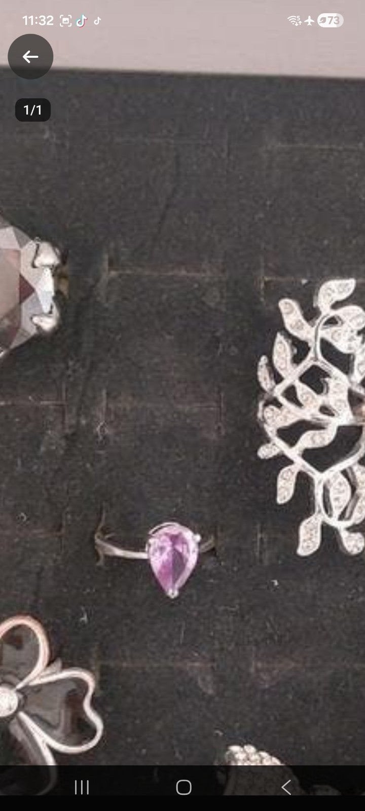 paarse ring, Bijoux, Sacs & Beauté, Bracelets à breloques, Enlèvement ou Envoi