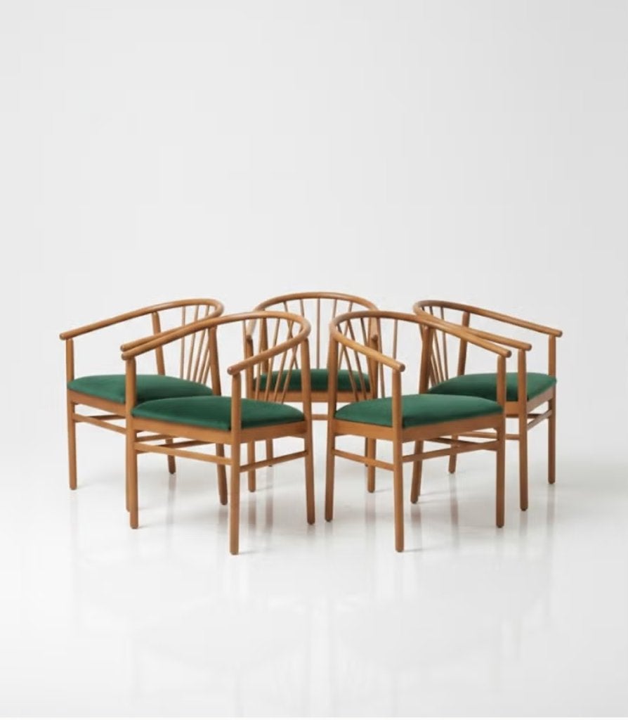 vintage deense stoelen, Huis en Inrichting, Ophalen, Gebruikt