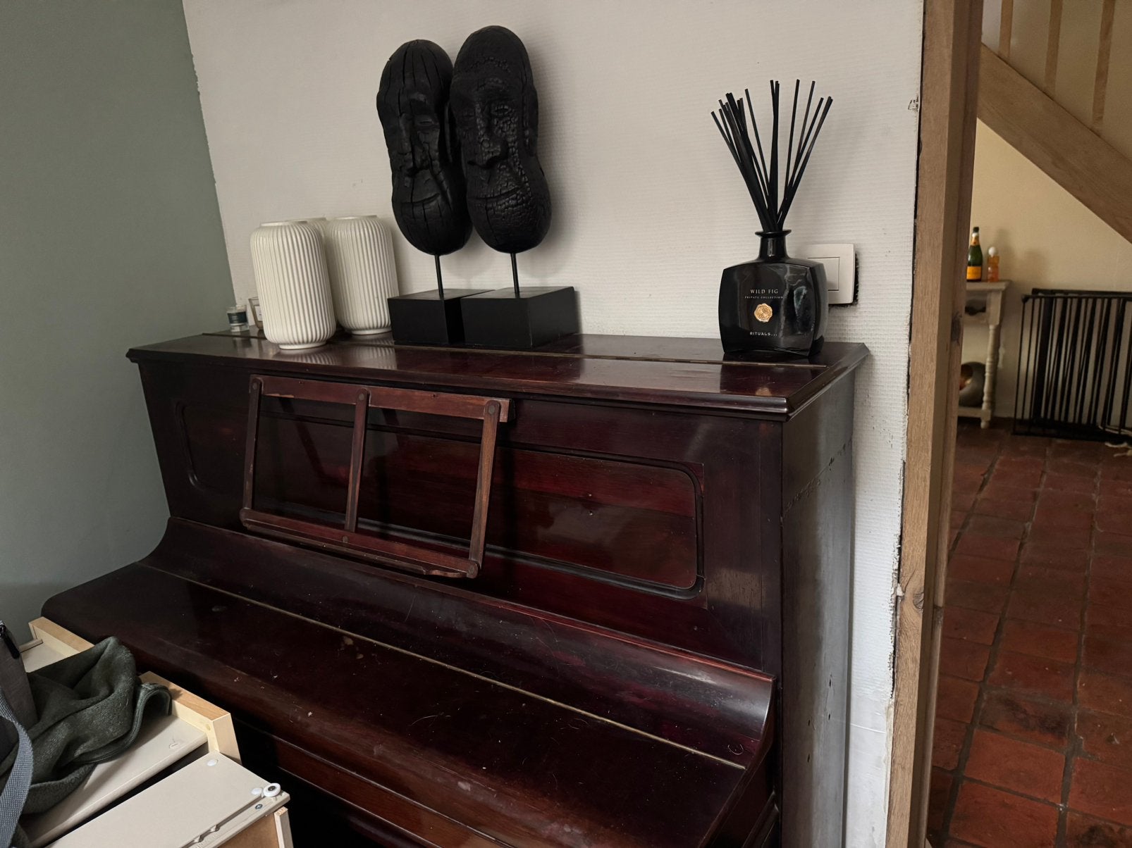 Piano Henry Schwander, Enlèvement, Utilisé, Brun, Piano