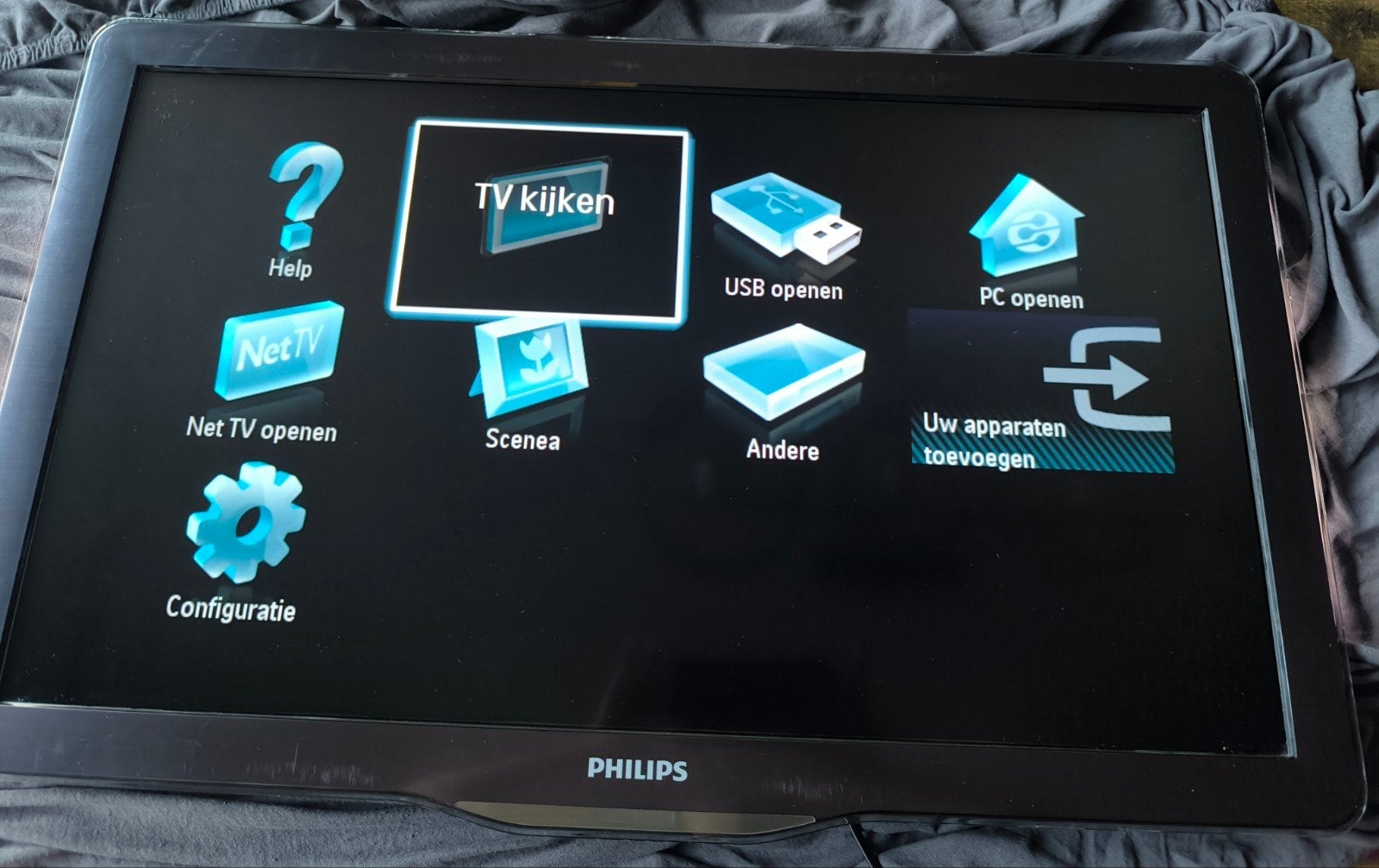 Philips Ambilight TV met afstandsbediening en muurbeugel, Ophalen, Philips, 120 Hz, 80 tot 100 cm