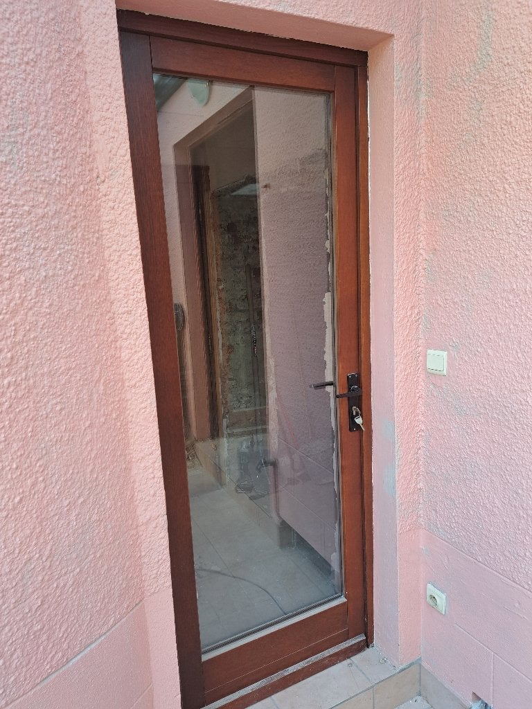 Porte vitrée en chêne, Enlèvement, Comme neuf, Bois