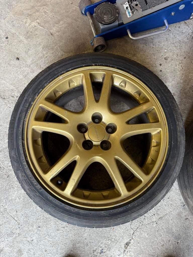 Subaru wrx sti velgen 5x100, Enlèvement