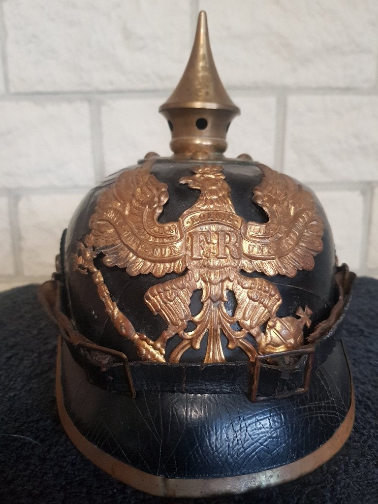 Pickelhaube, Verzamelen, Ophalen of Verzenden, Landmacht, Helm of Baret