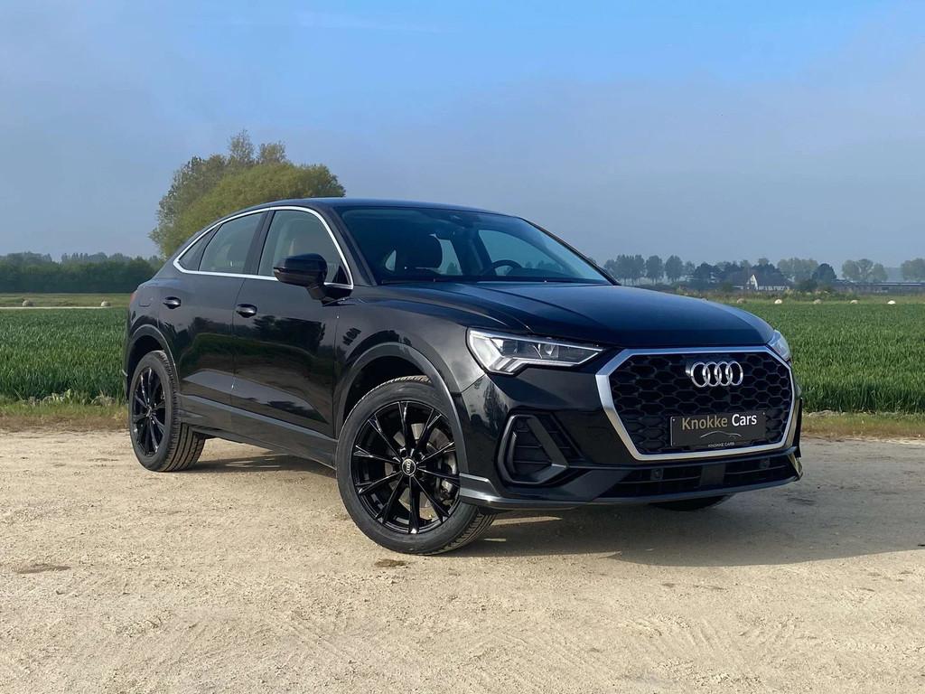 Audi Q3 Sportback Sportback,Plug in Hybrid,Leder,elektr koff, Auto's, Automaat, 4 cilinders, Zwart, Leder
