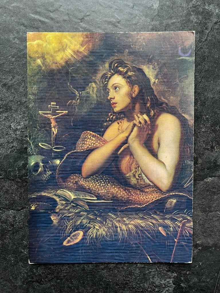 carte postale Rome - Domenico Tintoretto Maddalena penitente, Enlèvement ou Envoi