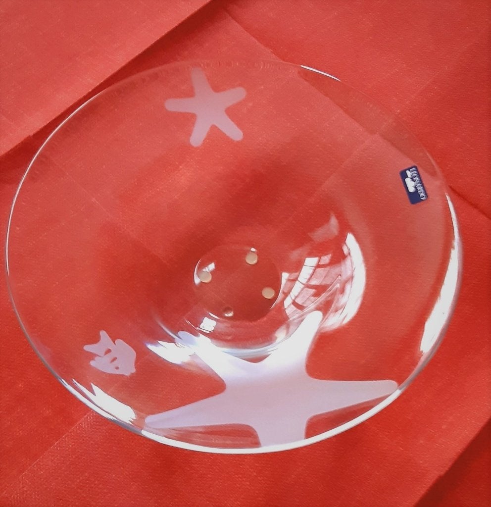 Glazen fruitschaal Leonardo ( huisdecoratie ), Ophalen, Schaal, Rond, Glas
