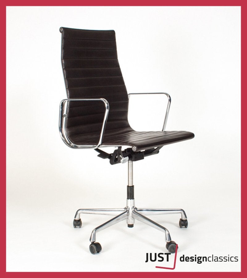 Eames Vitra ea 119 Bruin Leder Gepolijst, Ophalen, Gebruikt, Bruin