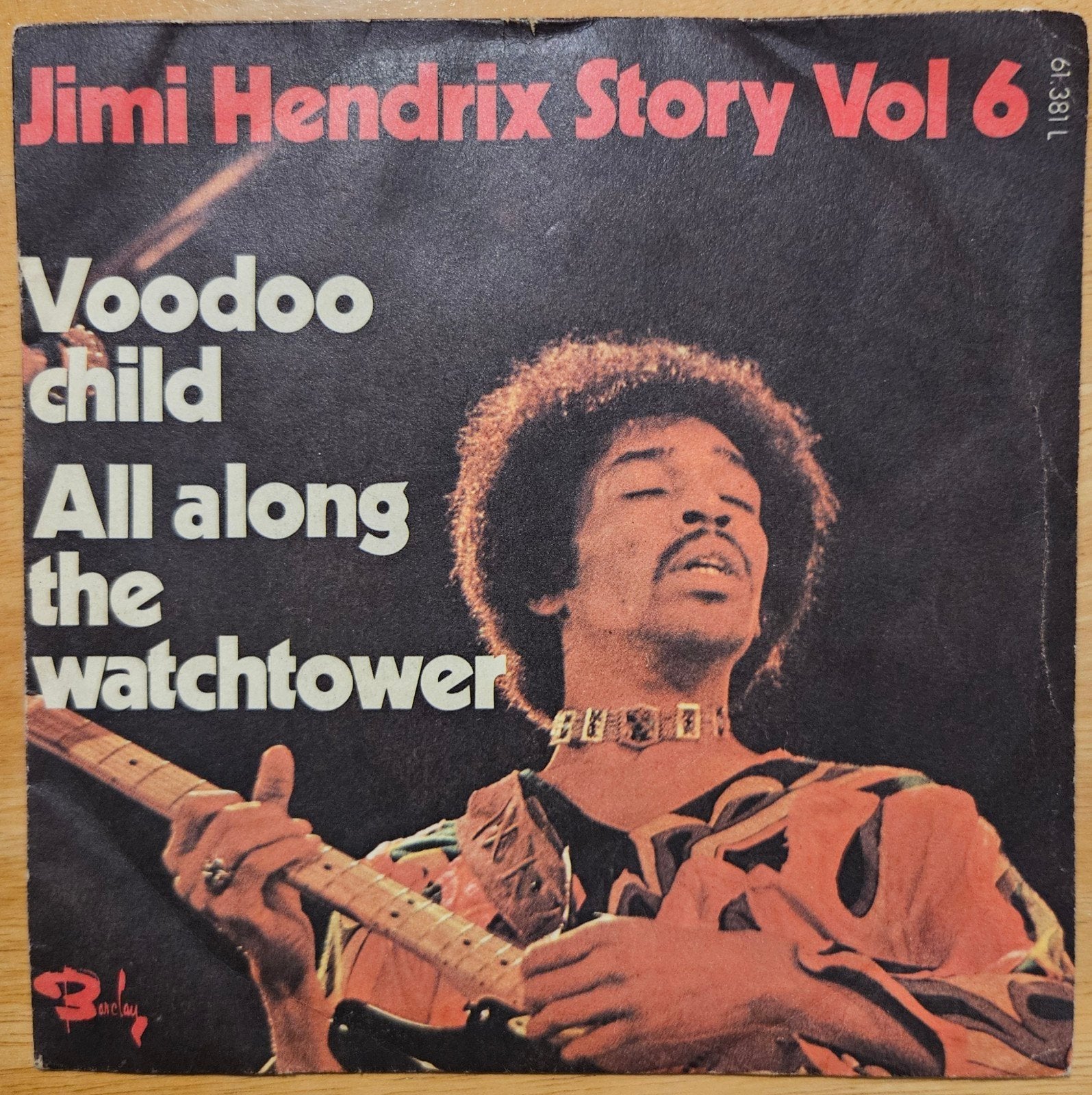 Jimi Hendrix 1970 Voodoo Child, Ophalen of Verzenden