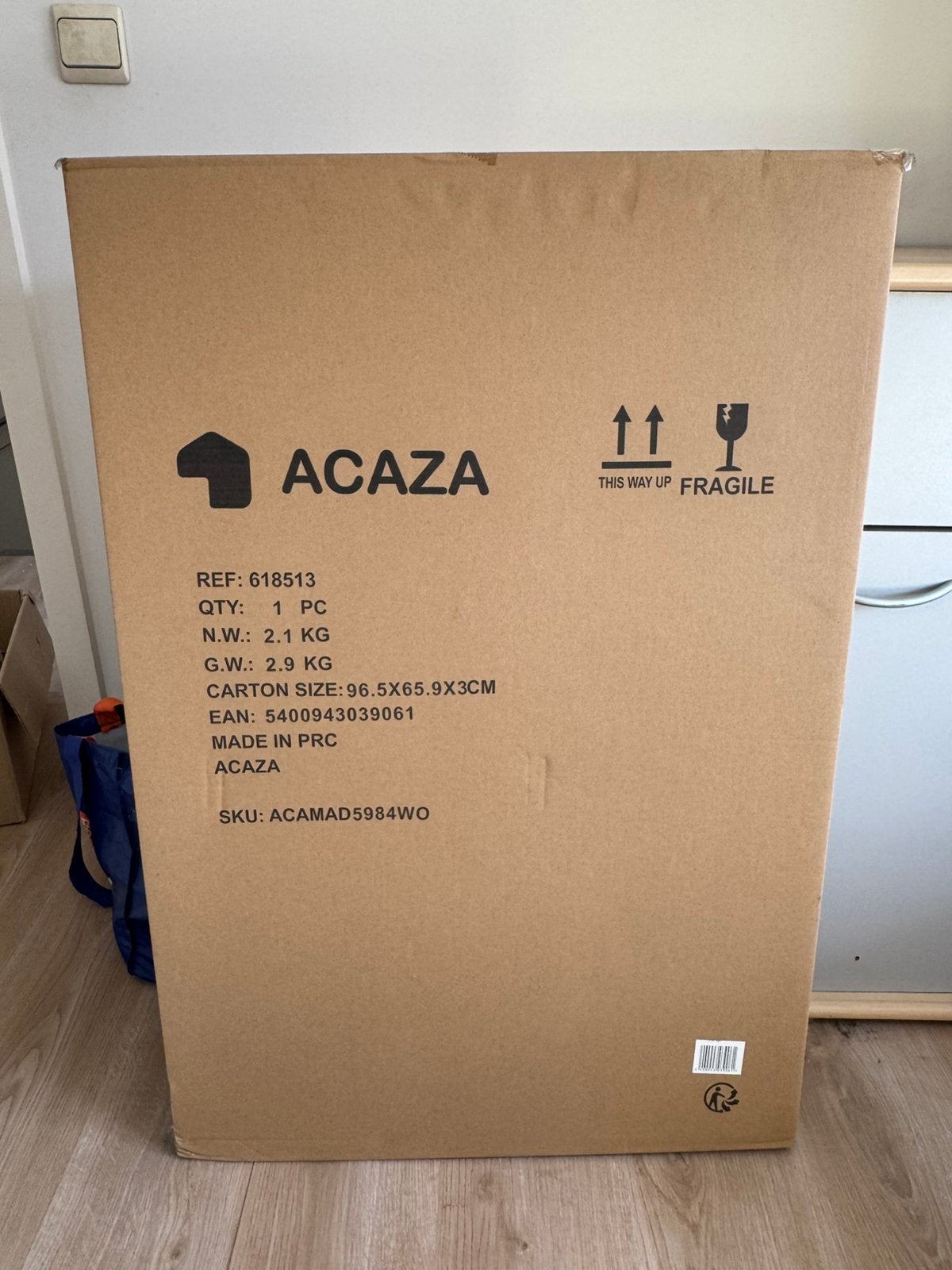 Acaza fotolijst A1 kader, TV, Hi-fi & Vidéo, Enlèvement, Comme neuf, Noir