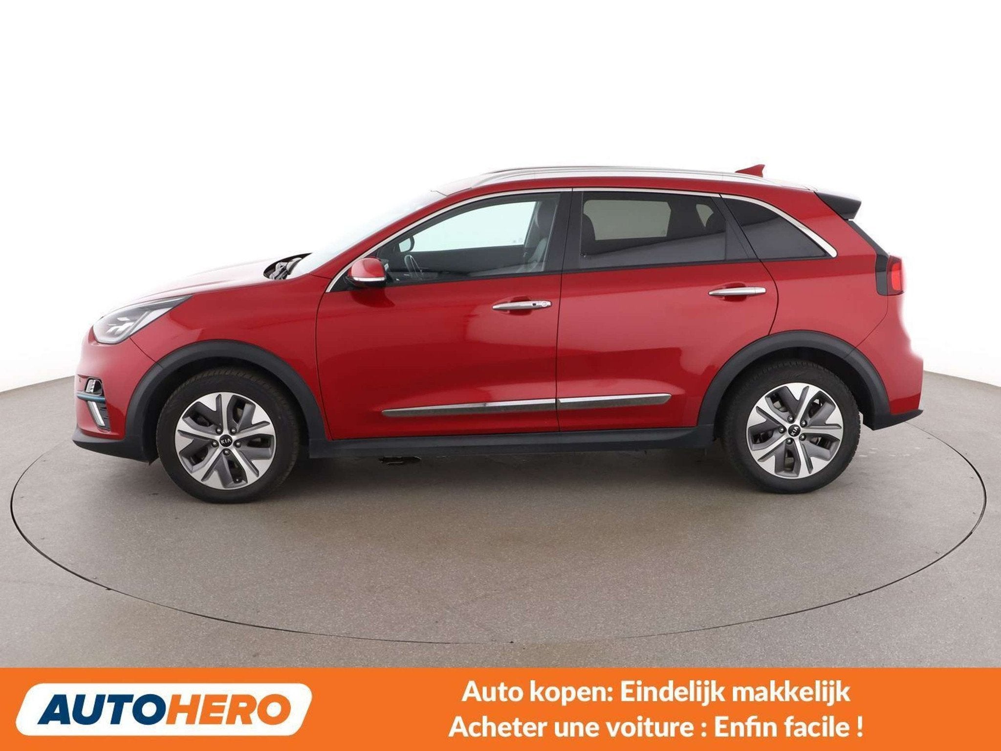 Kia e-Niro electric drive 150 kW Edition 7 (bj 2020), Auto's, Gebruikt, Zwart, Adaptive Cruise Control, Elektrisch