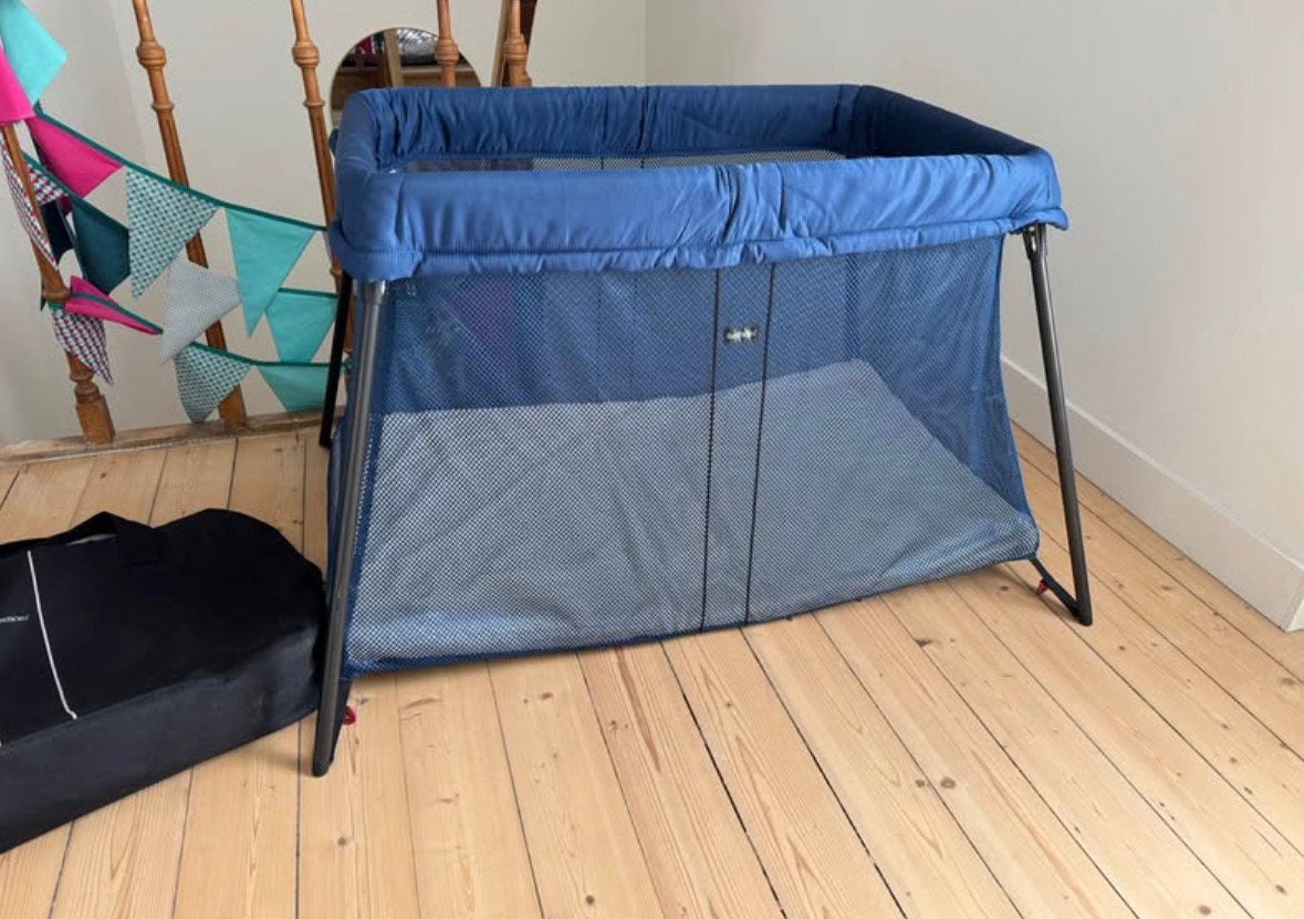 Lit pliant babybjorn, Enlèvement, Utilisé