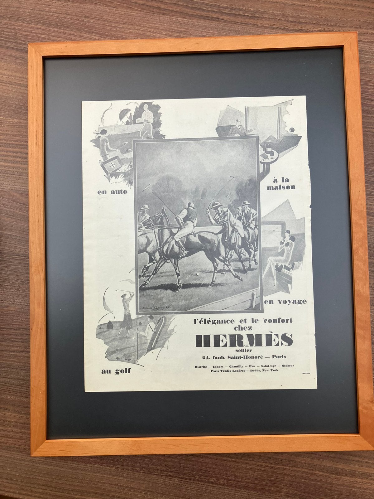 Hermes 1927 publicité originale, Enlèvement ou Envoi