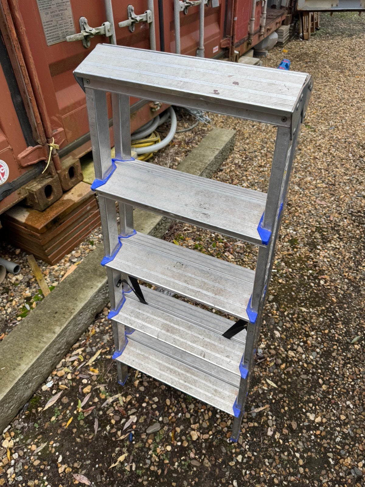 Trapladder 2x5 treden, Doe-het-zelf en Bouw, Ophalen