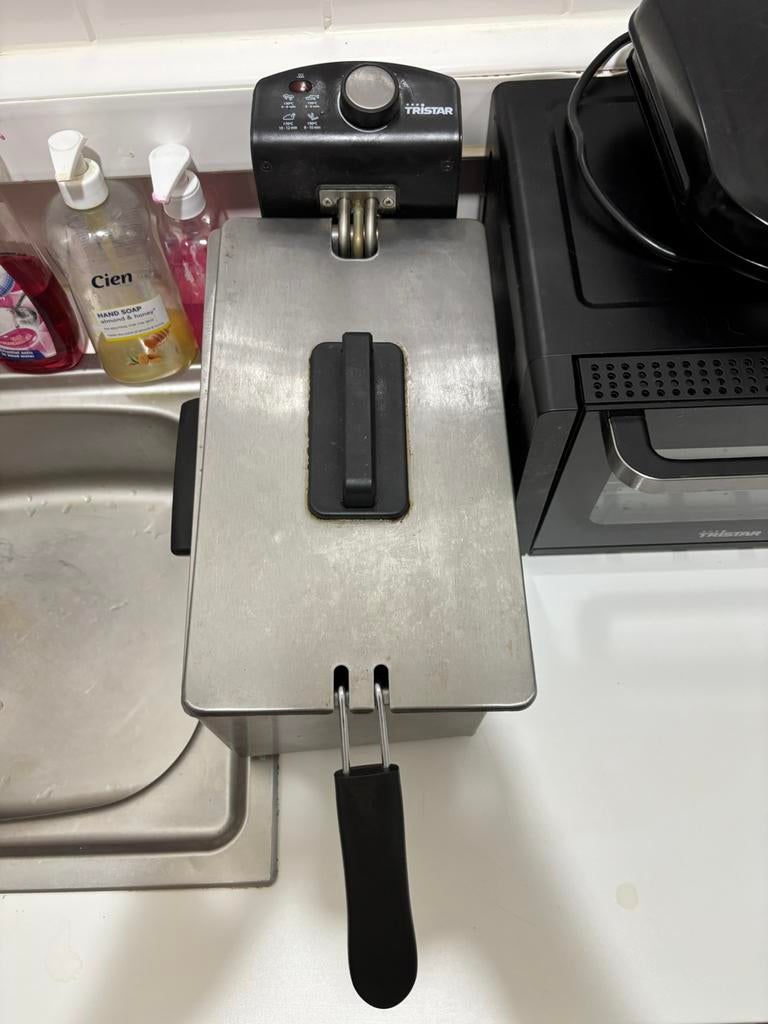 Fritketel, Elektronische apparatuur, 1 tot 2 liter, Ophalen, Gebruikt