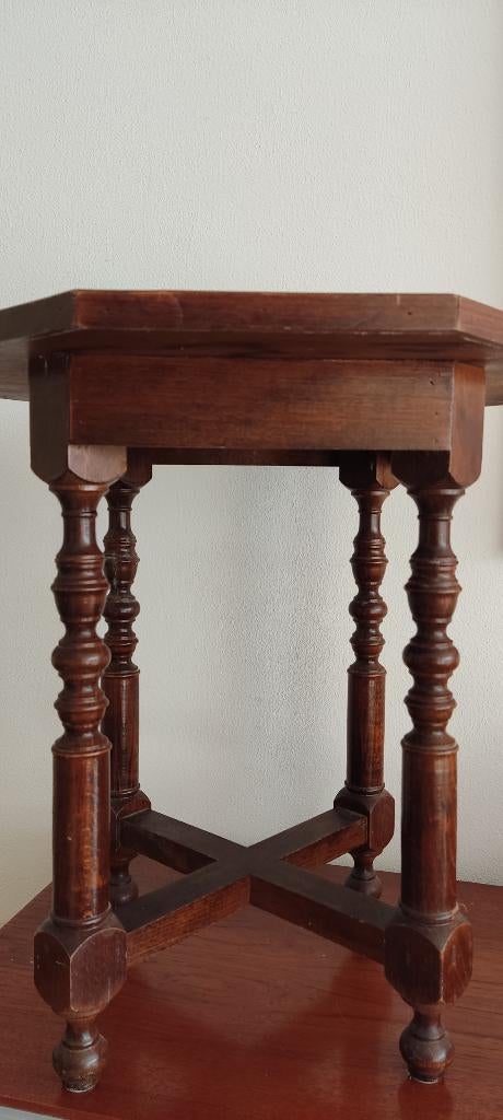 Mooie vintage tafeltje, Huis en Inrichting, Minder dan 55 cm, Gebruikt, Vintage, Overige vormen