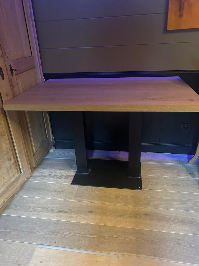 Horica tafel, Ophalen, Zo goed als nieuw, Rechthoekig, Overige houtsoorten