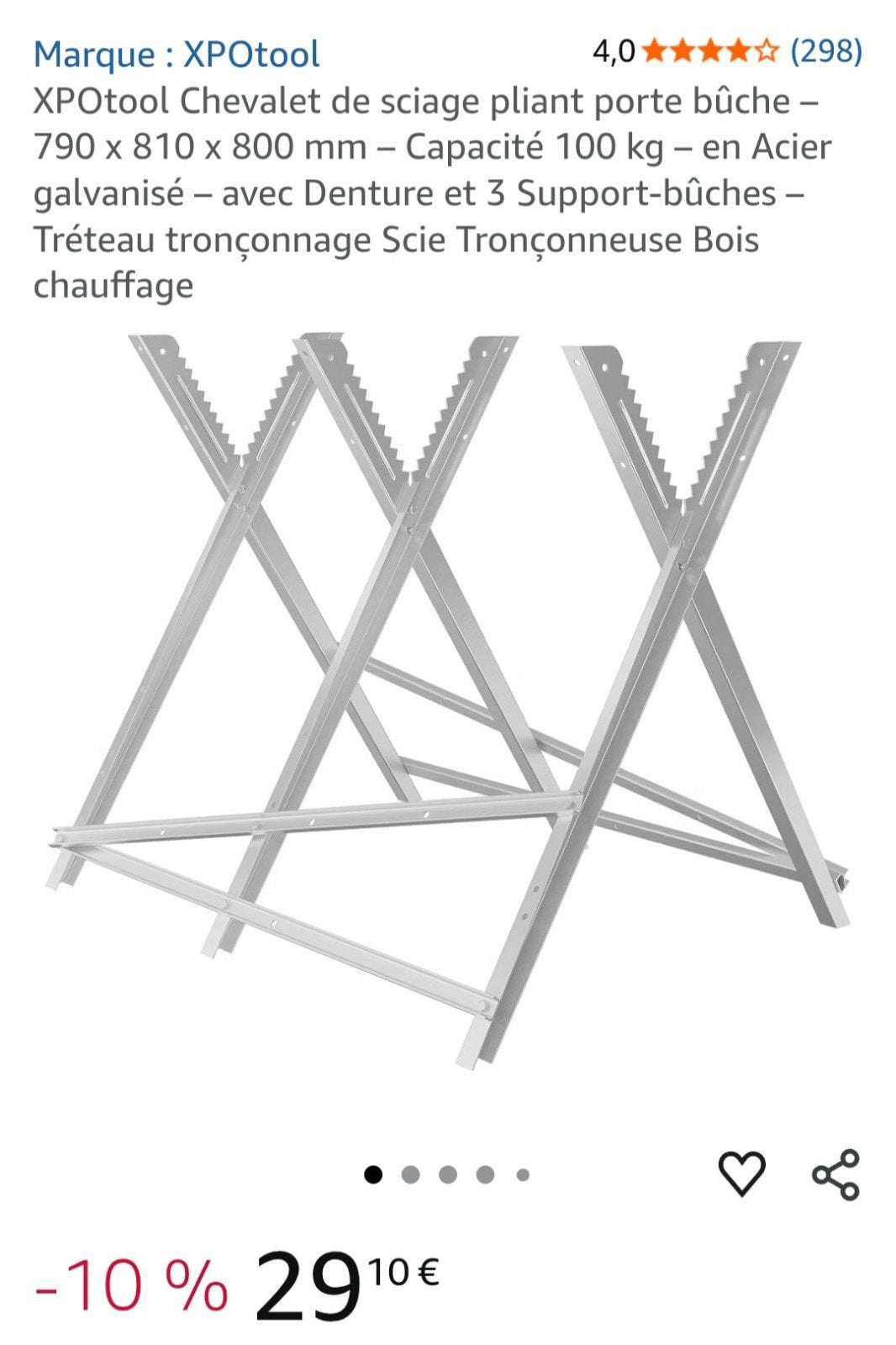 support pour bois buche, Bricolage & Construction, Bois & Planches
