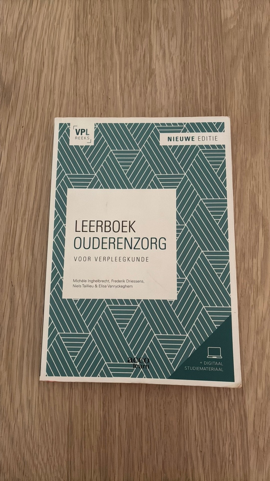 Niels Tailleu - Leerboek ouderenzorg, Ophalen of Verzenden, Niels Tailleu; Michele Inghelbrecht; Frederik Driessens; Elis...
