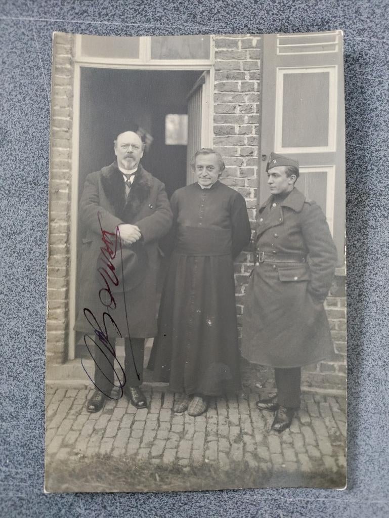 Interbellum dr Borms Verschaeve de leeuw handtekening, Verzamelen, Ophalen of Verzenden