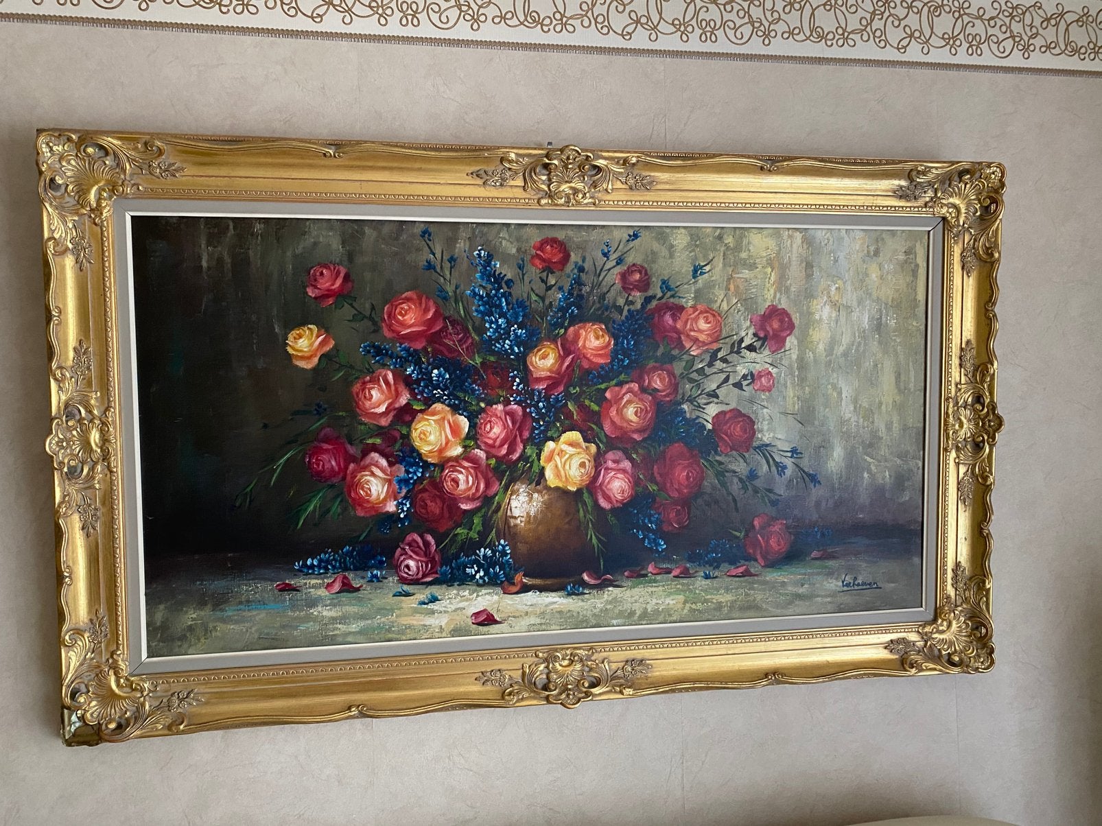 Groot schilderij, Antiek en Kunst, Kunst | Schilderijen | Klassiek, Ophalen