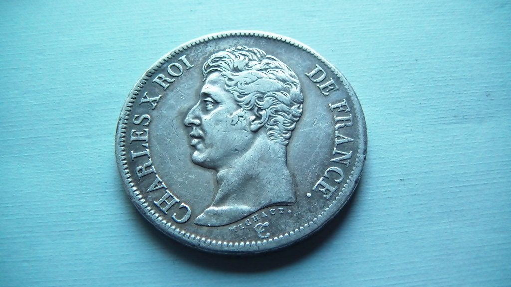 RESERVE MICHEL france 5 francs 1824 A, Ophalen, Frankrijk
