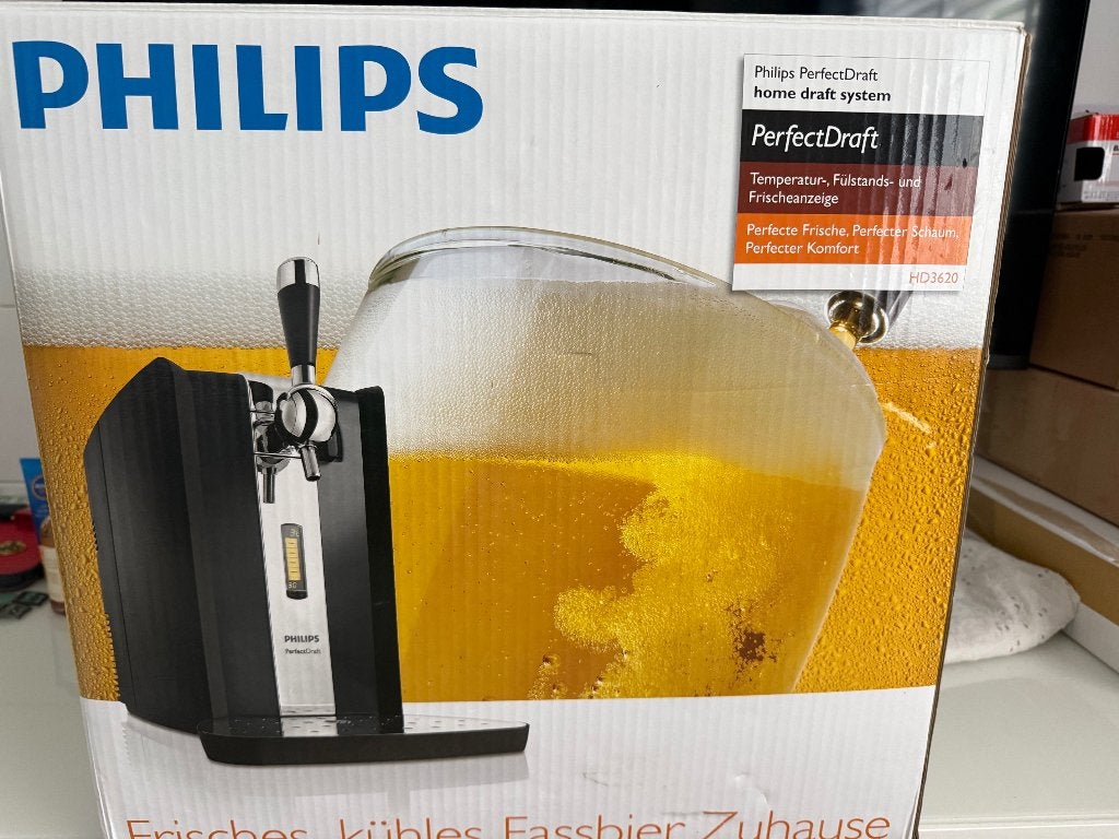 pompe a bière Philips  "PERFECTDRAFT", Elektronische apparatuur, Thuistapinstallaties, Ophalen, Zo goed als nieuw, Philips
