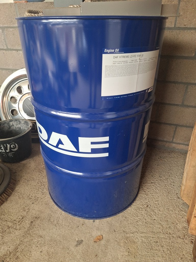 Olievat 200 liter, Enlèvement, Utilisé
