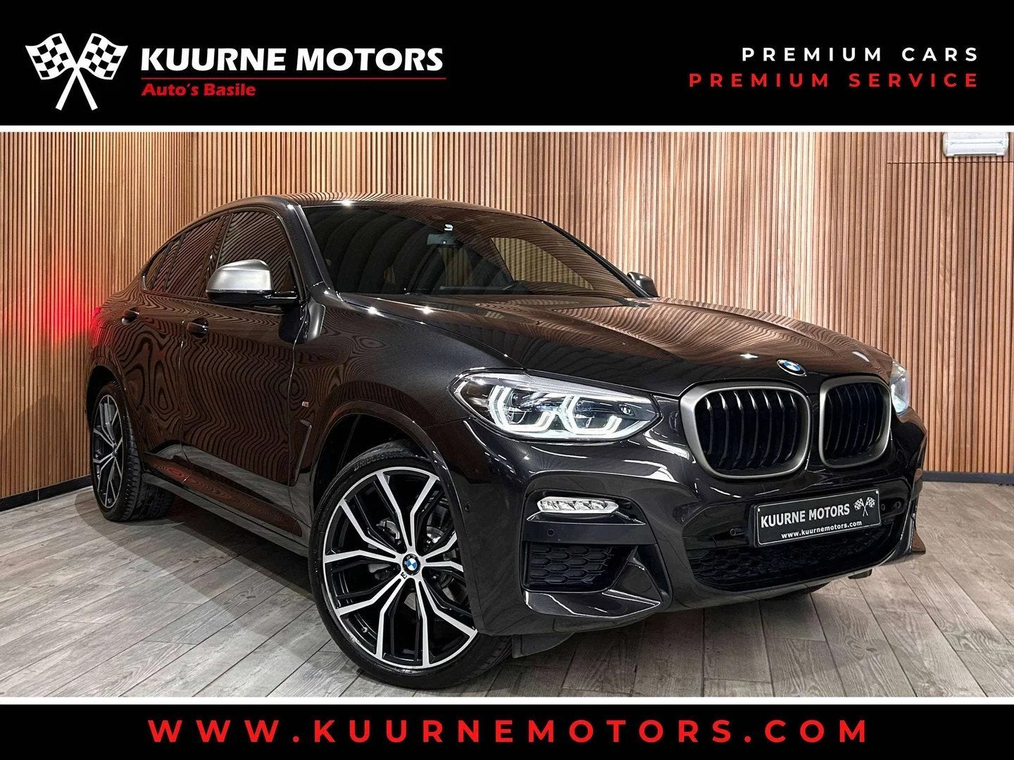 BMW X4 xDrive20iA M Pack Alu21"/AdapLed/Leder/Cam/Hud/Gps/Ke, Auto's, Automaat, 1998 cc, Gebruikt, 4 cilinders