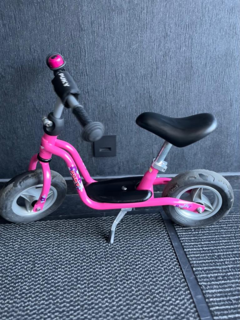 Loopfiets Puky Roze inclusief draaggordel, Ophalen, Gebruikt, Loopfiets