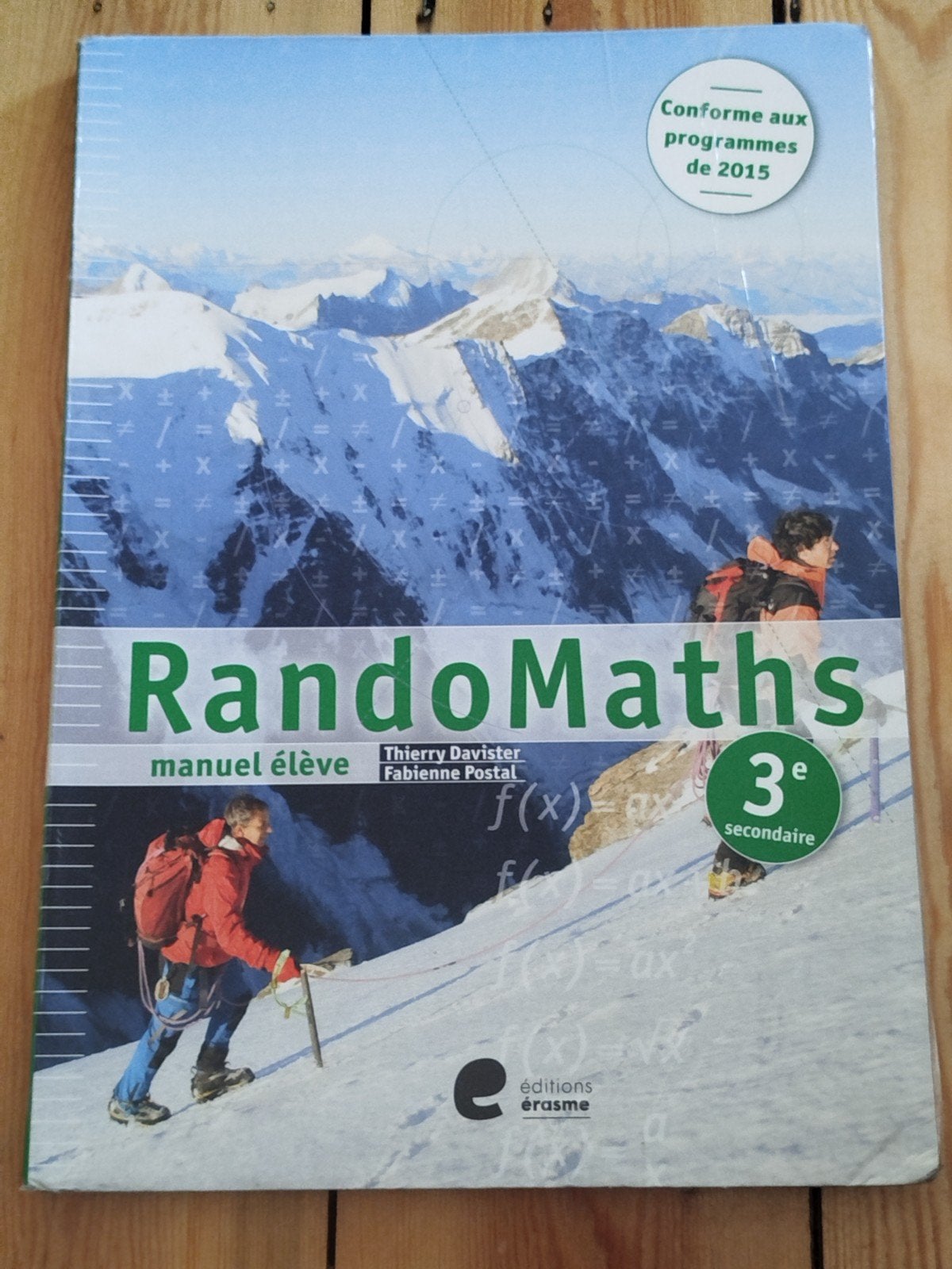 RandoMaths 3e. Erasme, Livres, Enlèvement