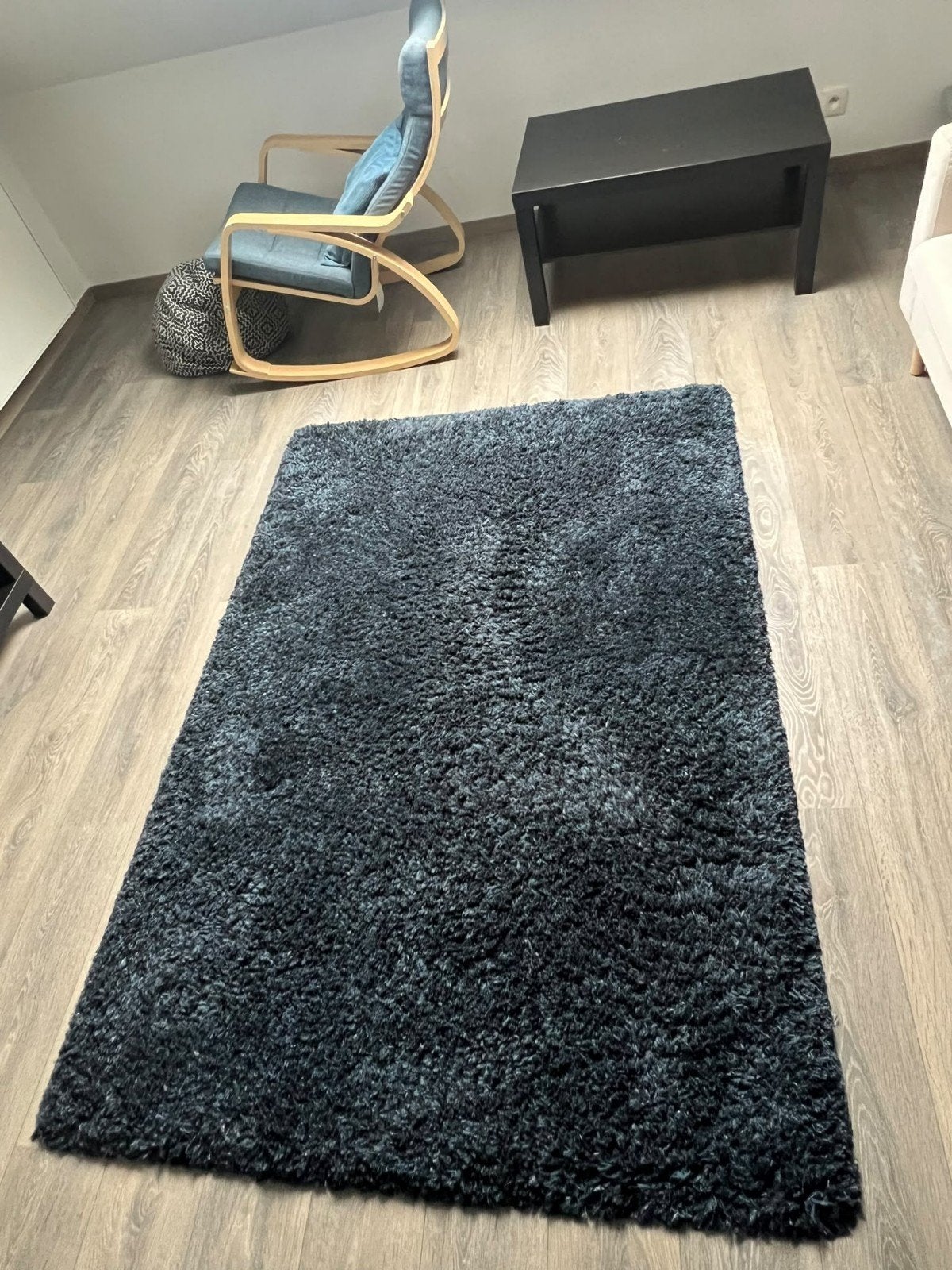 donkerblauwe mat, Ophalen