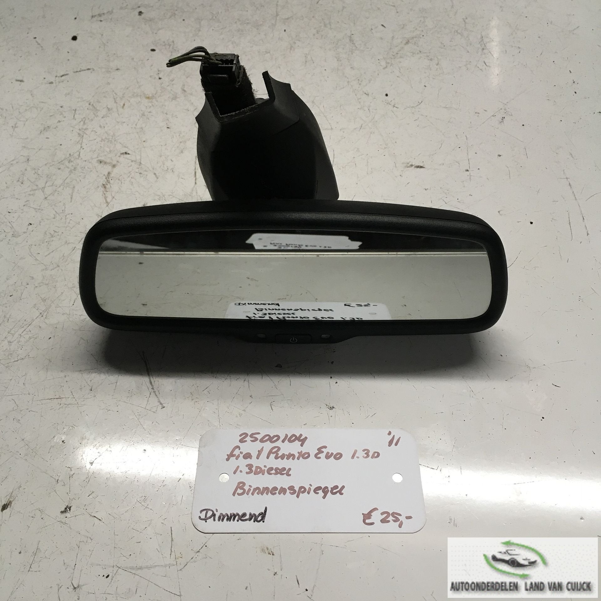 Fiat Punto Evo 5drs  1.3 Diesel 2011 2500104   Binnenspiegel, Gebruikt, -, -, Ophalen of Verzenden
